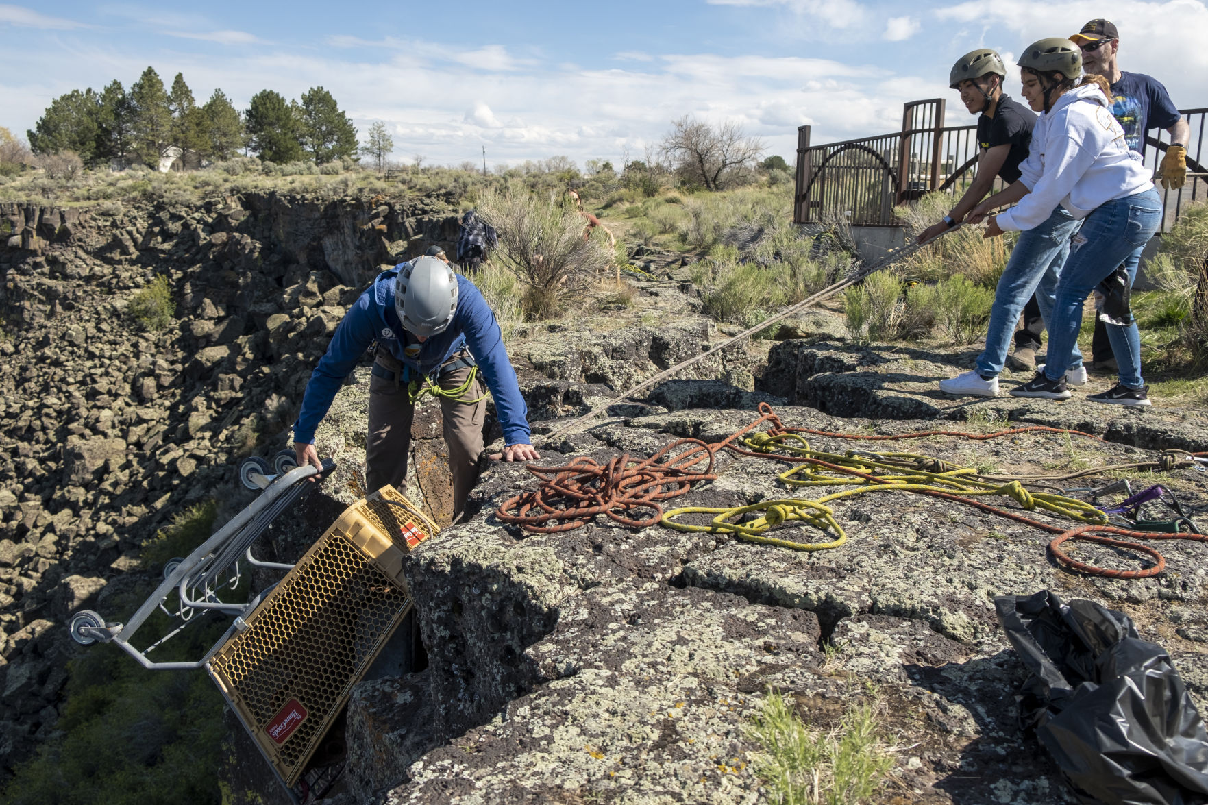 Canyon clean up for Earth Week